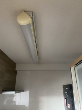 神戸市垂水区　キッチン照明器具取り替え